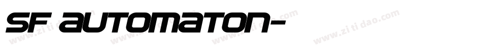 SF Automaton字体转换